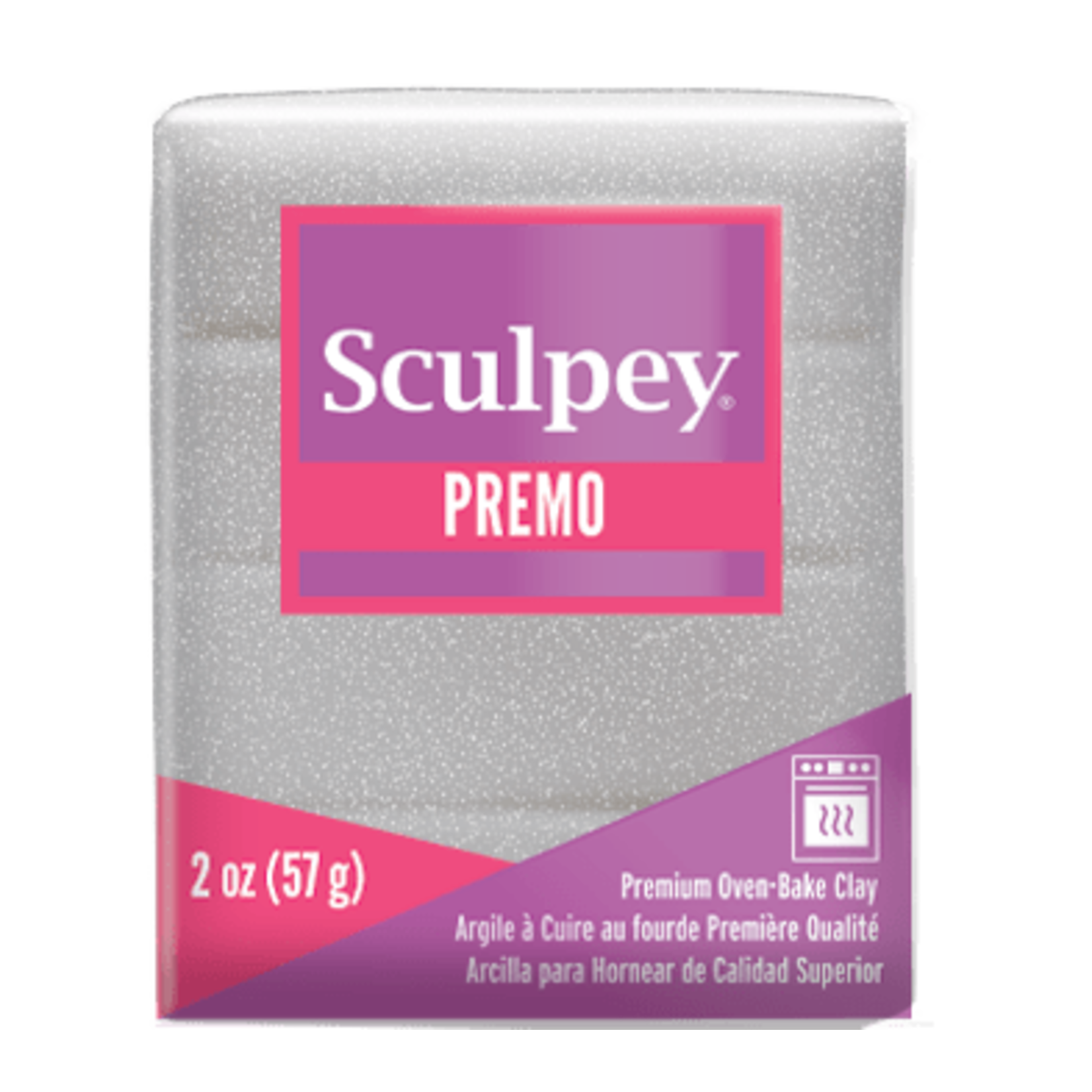 Sculpey Premo  -- White Gold Glitter