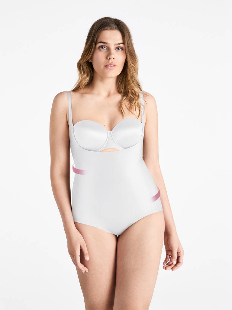 Wolford Ladies White Mat De Luxe Forming Bodysuit, Brand Size 42