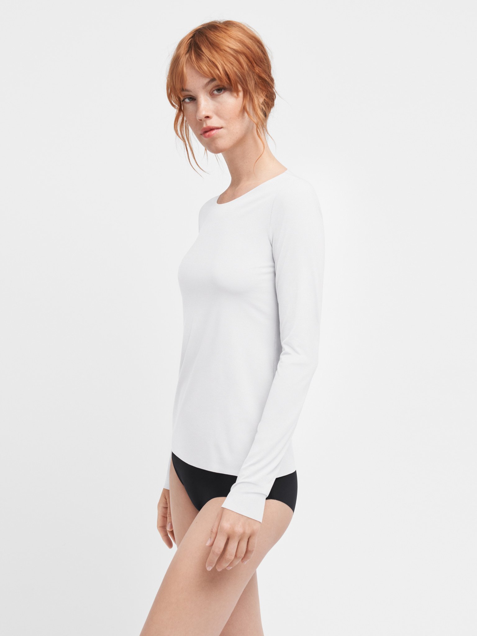 WOLFORD 52765 Aurora Pure Top Long Sleeves
