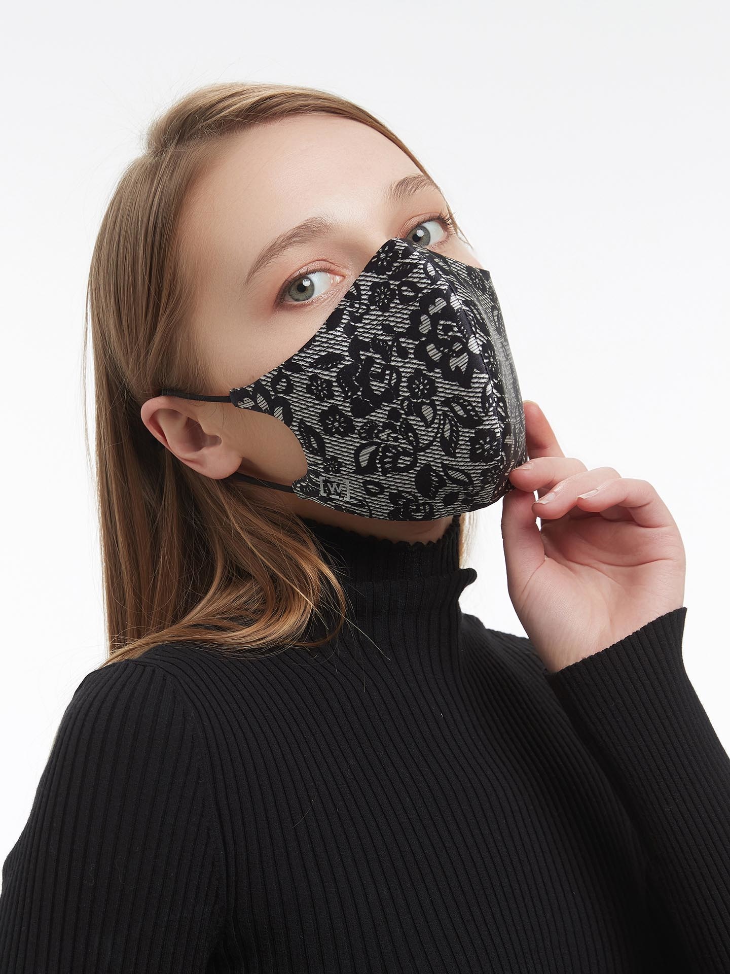 WOLFORD 96233 Wolford Lace Mask 7005-black OS