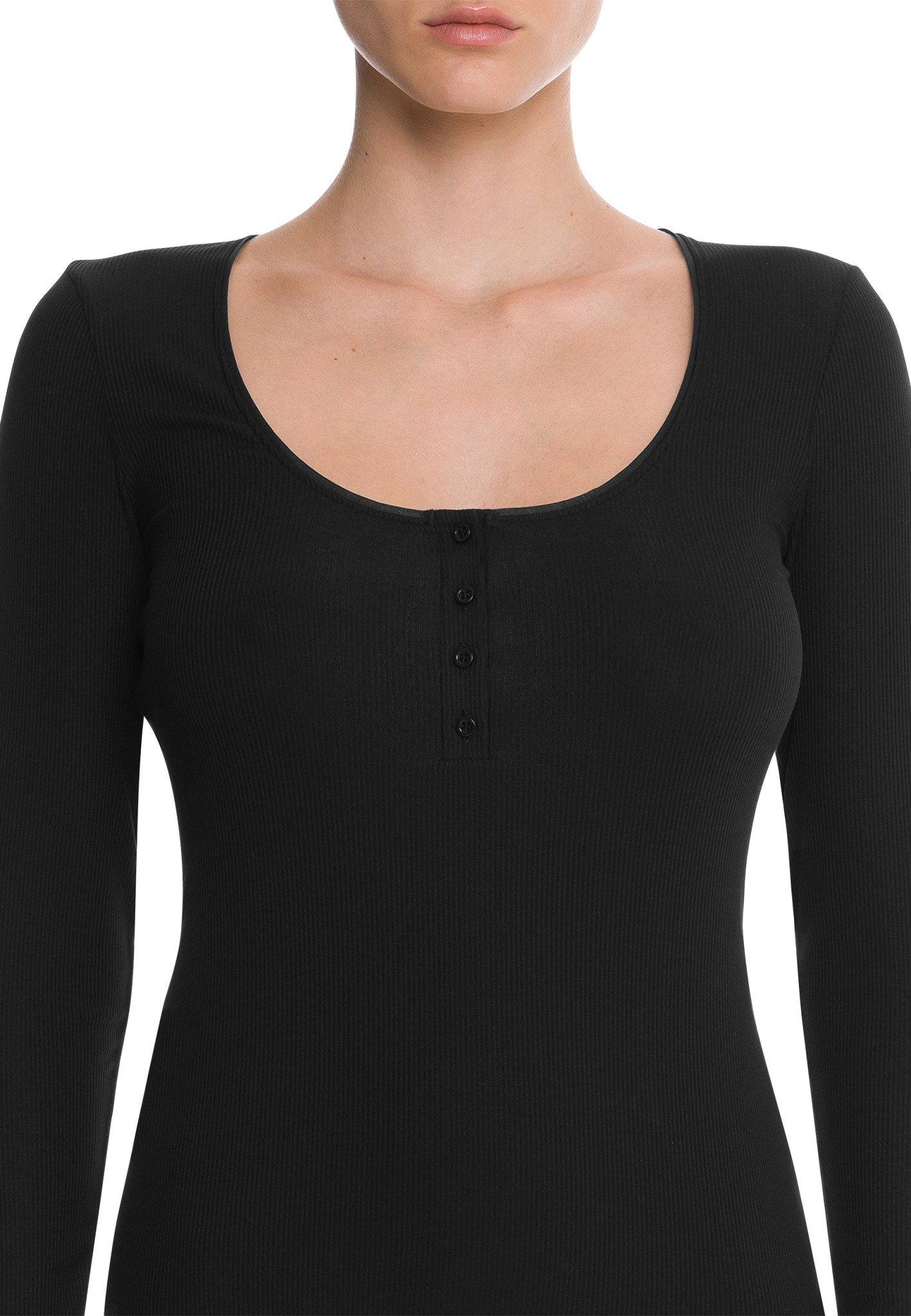 WOLFORD 52906 Henley Long Top Sleeves