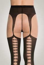 WOLFORD 14909 Sheer Opaque Lacing