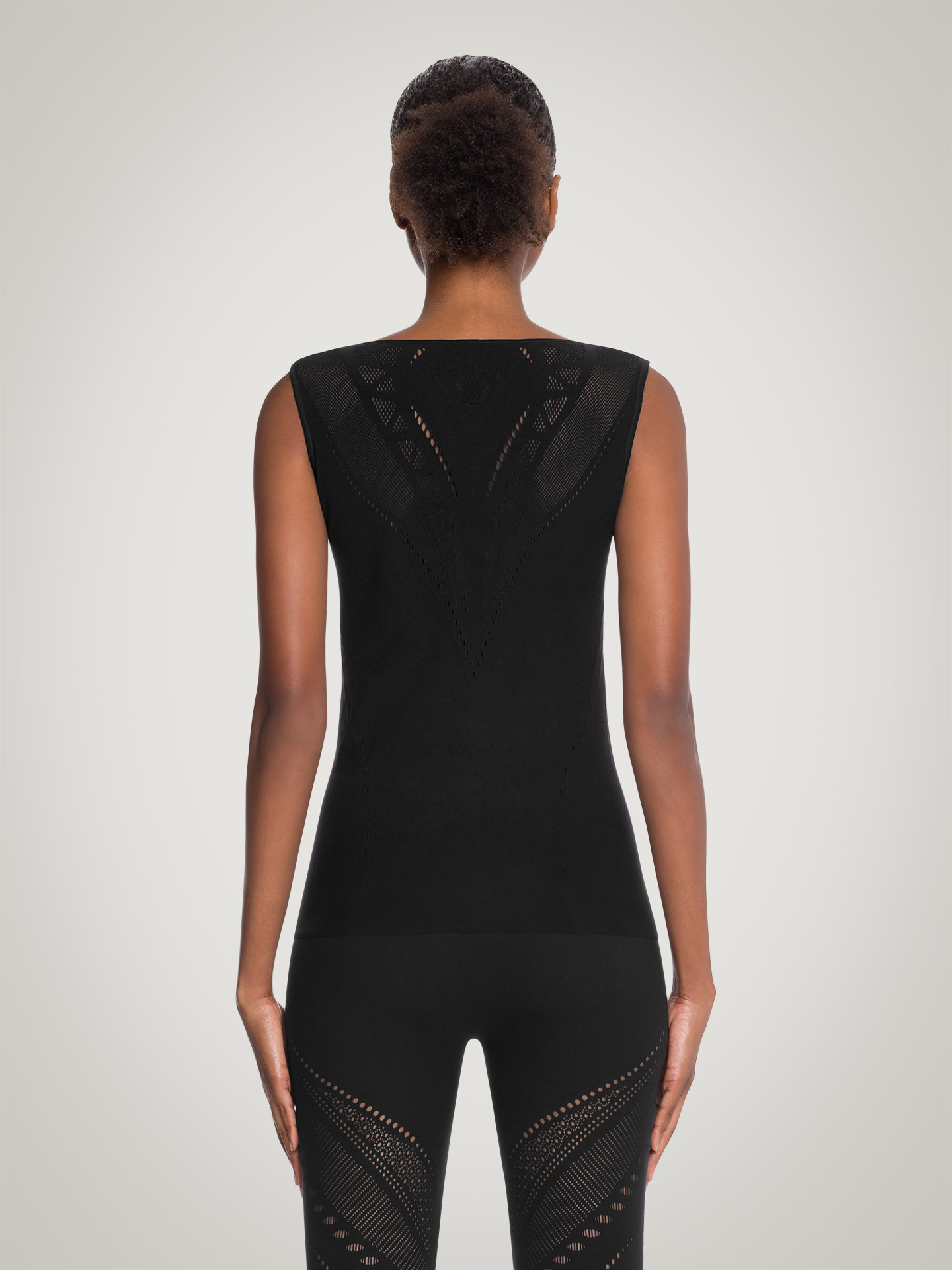 WOLFORD 52929 Ajoure Net Top Sleeveless