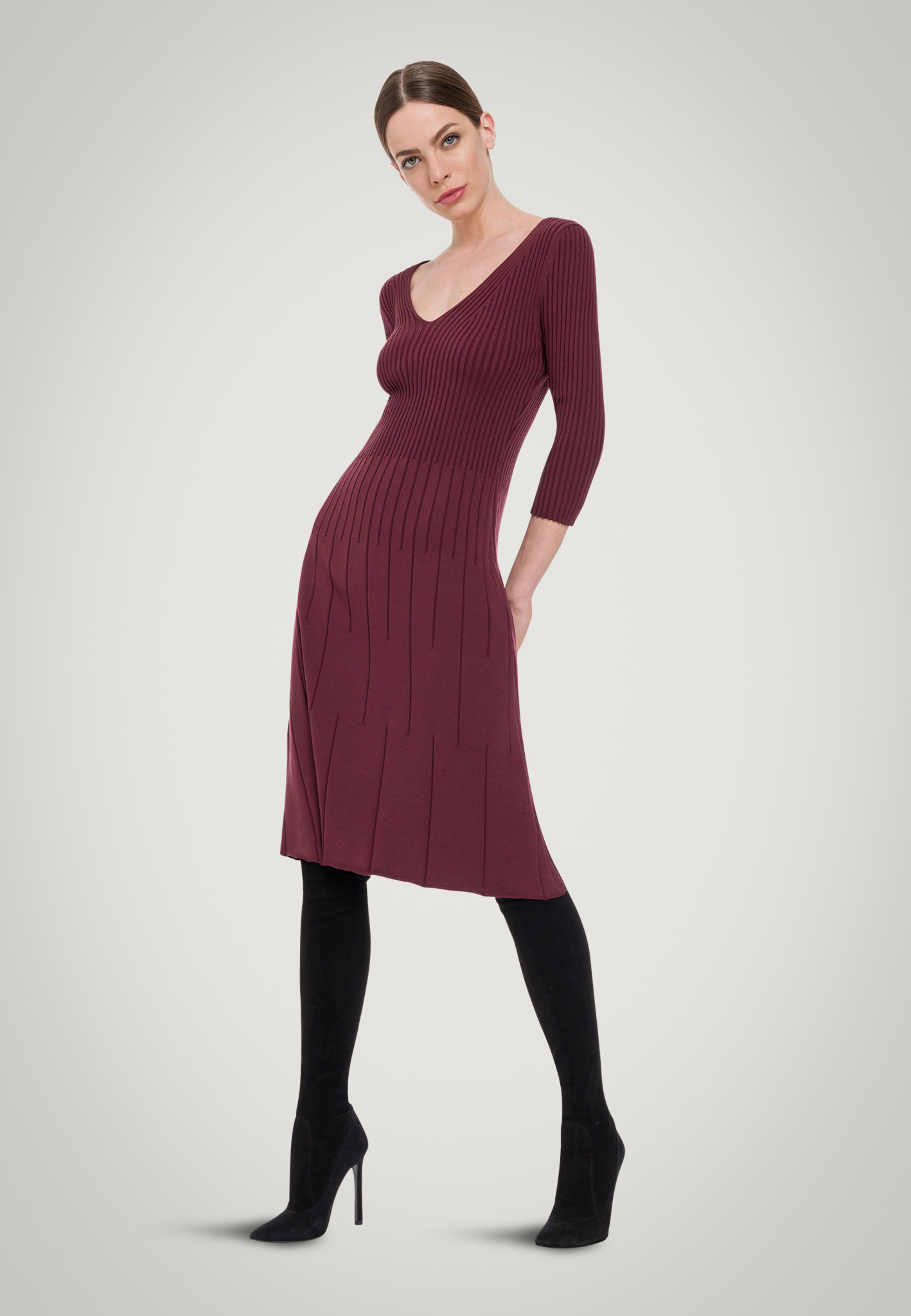 52953 Merino Rib Dress