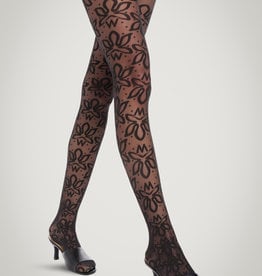 WOLFORD Monogram Flower Tights