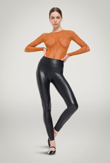 Wolford Romance Net Leggings M Black With Costly Detail