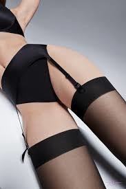 WOLFORD 4W2018 Satin Stocking Belt