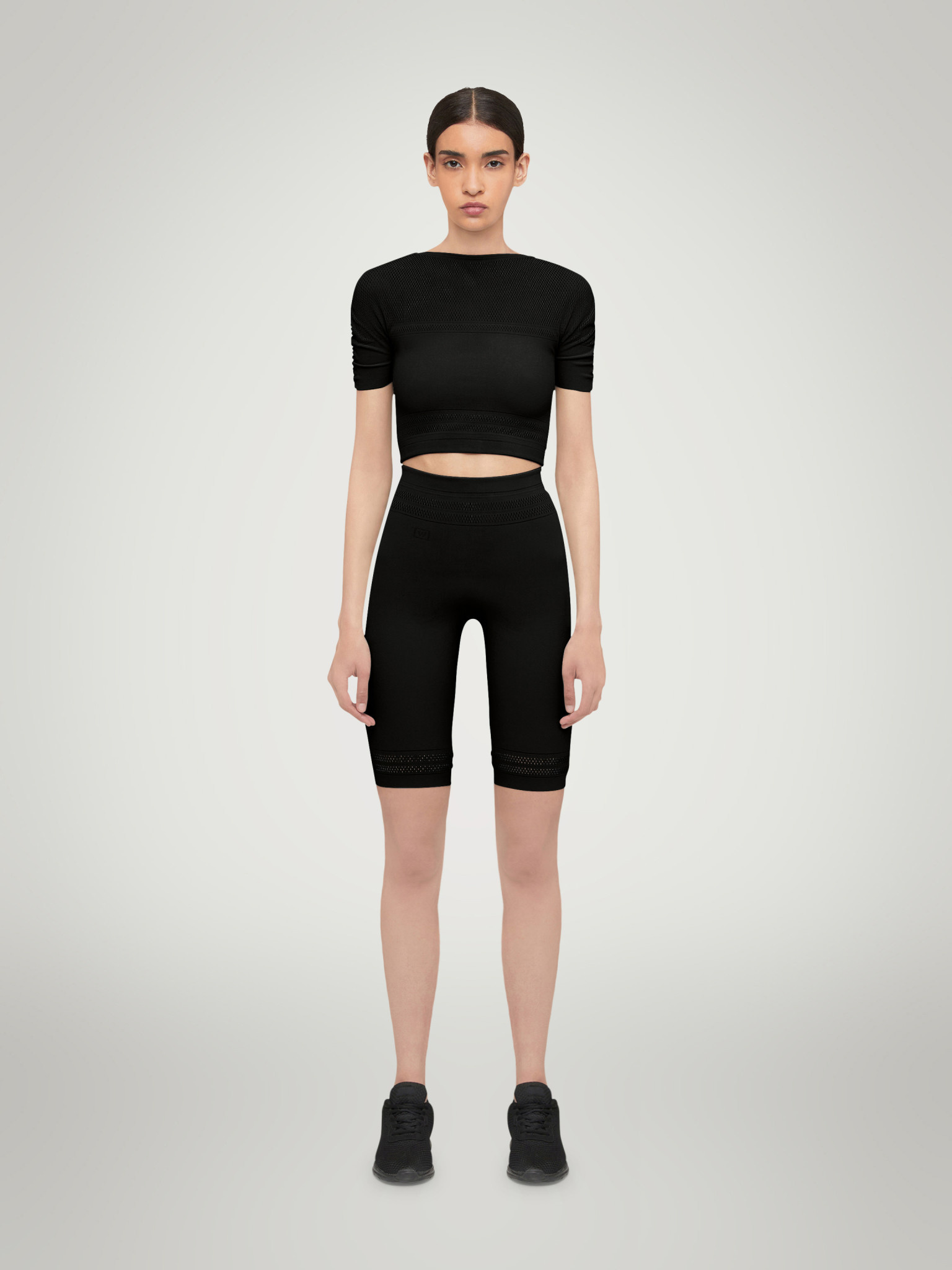 Femme Wolford Anniversary Crop Top Black Copper