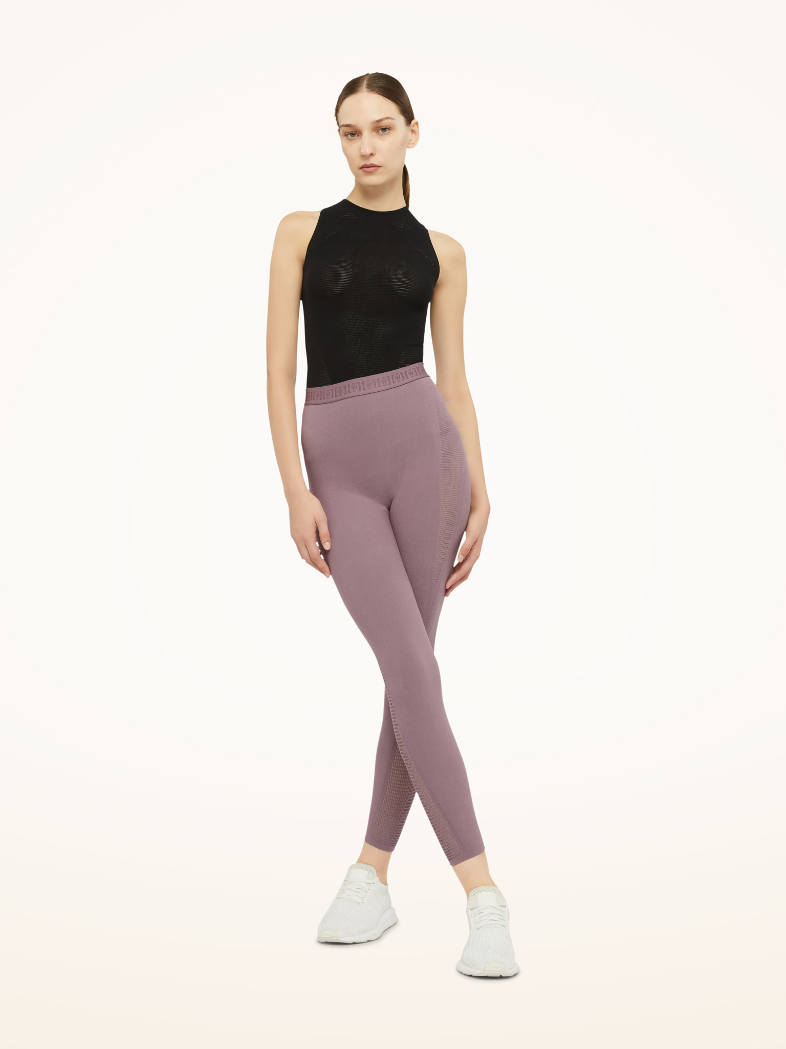 Wolford Net overlay leggings NWT