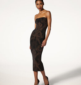 WOLFORD Metallic Jacquard Dress