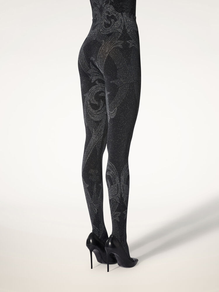 WOLFORD 17080 Metallic Jacquard Tights