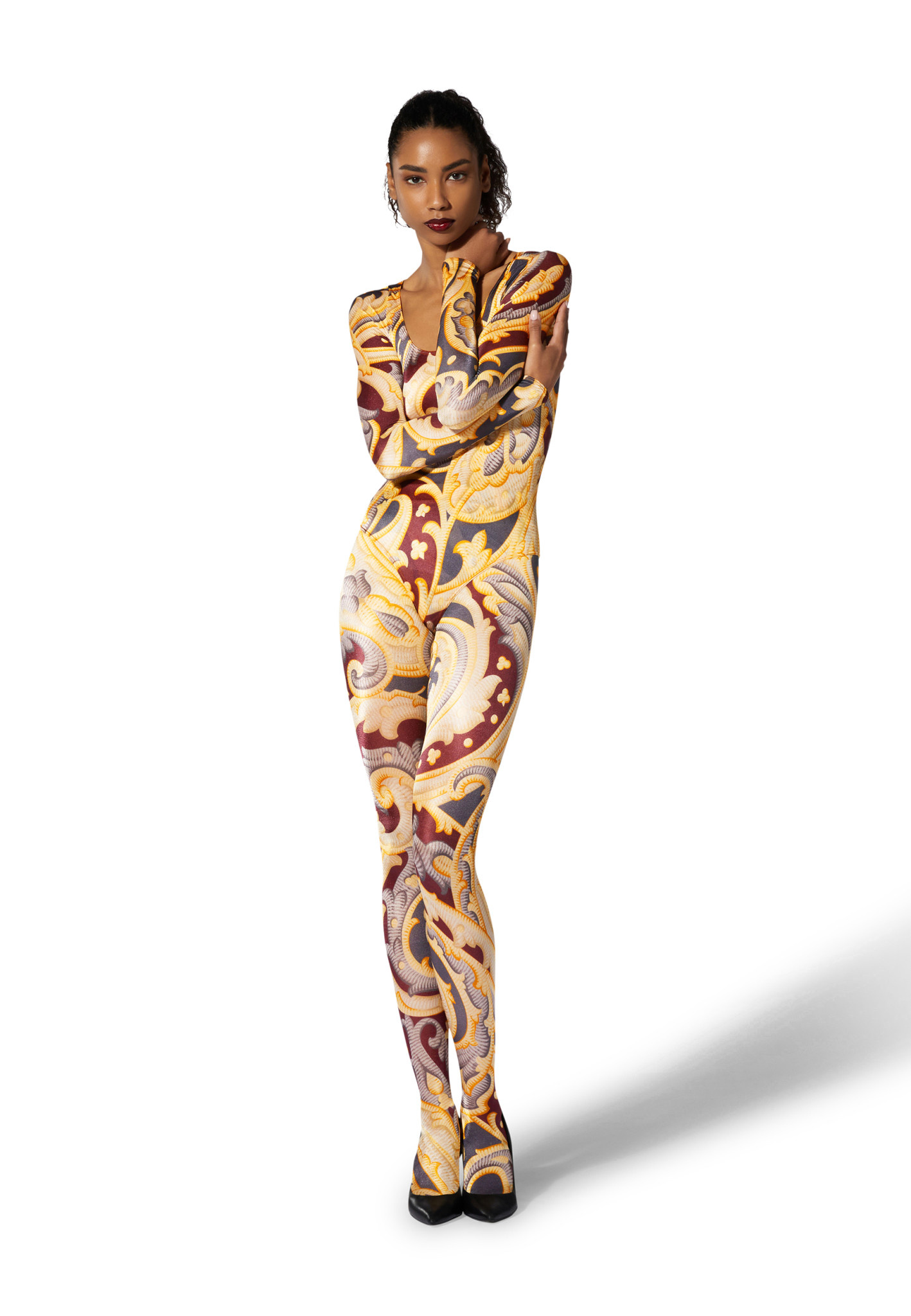WOLFORD 19454 Paisley Print Tights