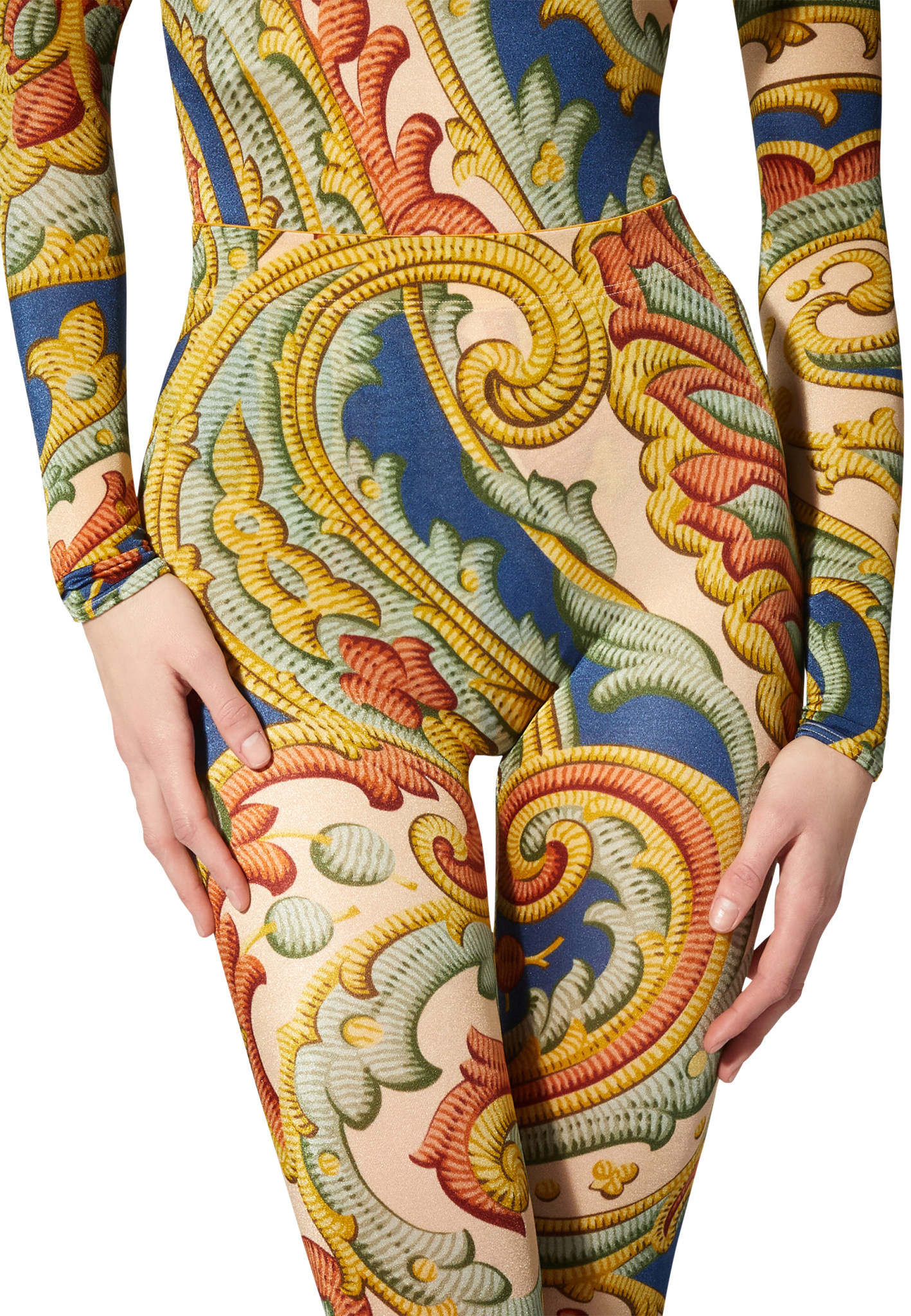 WOLFORD 19455 Paisley Print Leggings