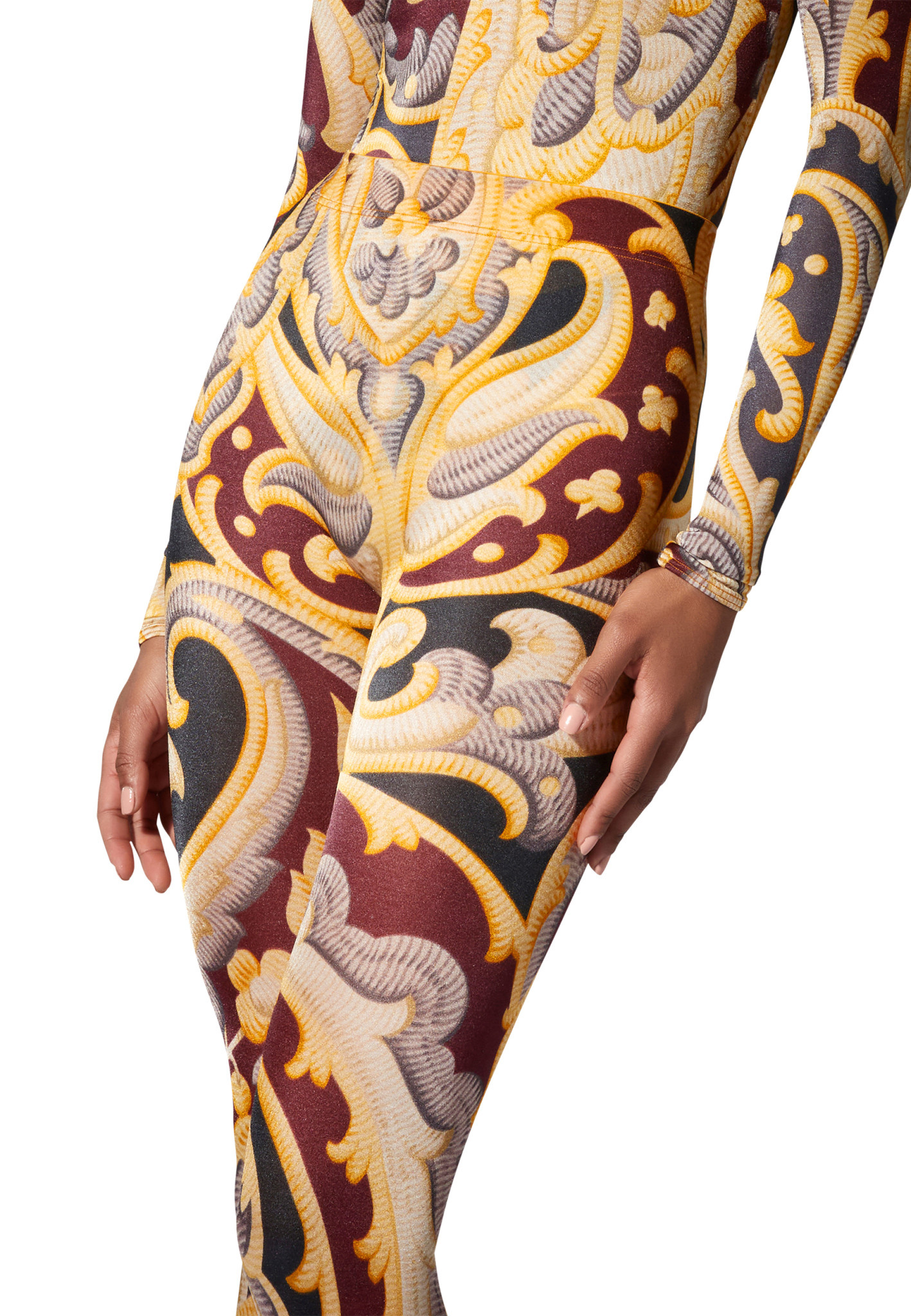 WOLFORD 19455 Paisley Print Leggings