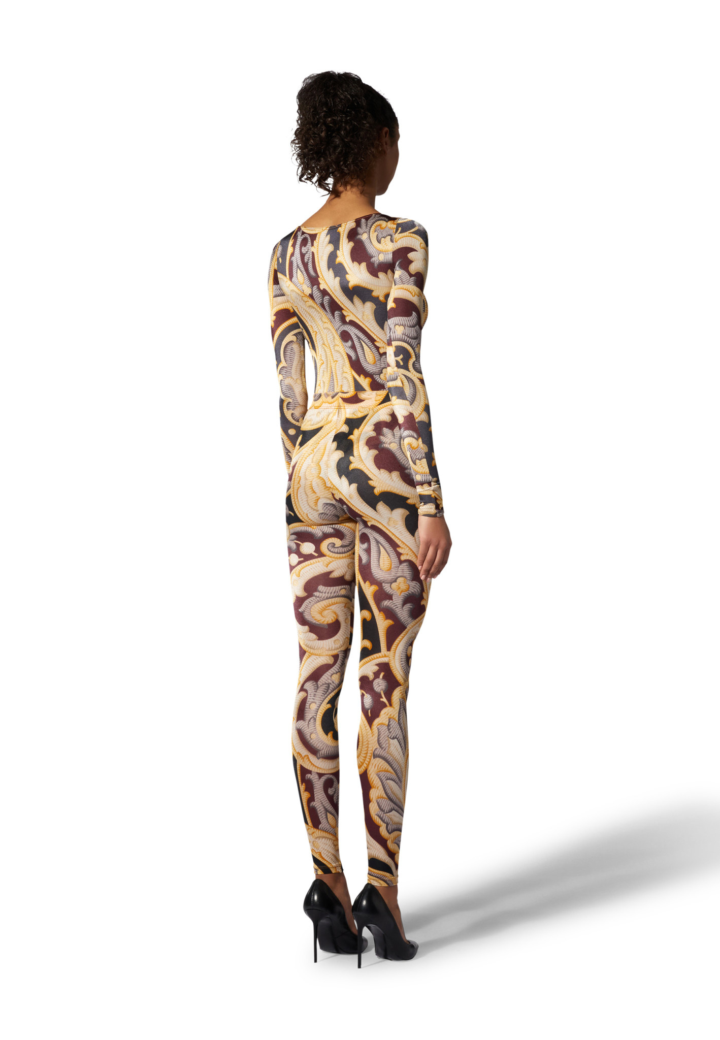 WOLFORD 19455 Paisley Print Leggings