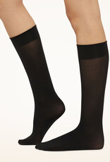 WOLFORD 30923 Velvet de Luxe 50 Knee-Highs