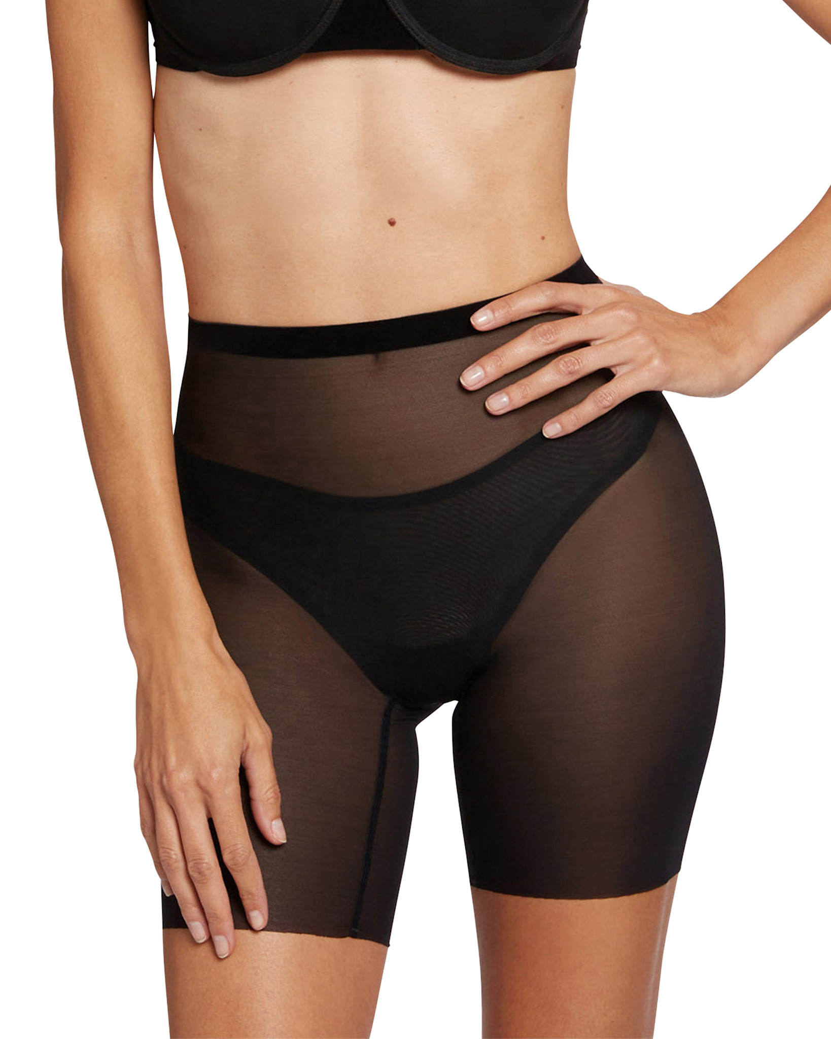 WOLFORD 4W2017 Tulle Control Shorts