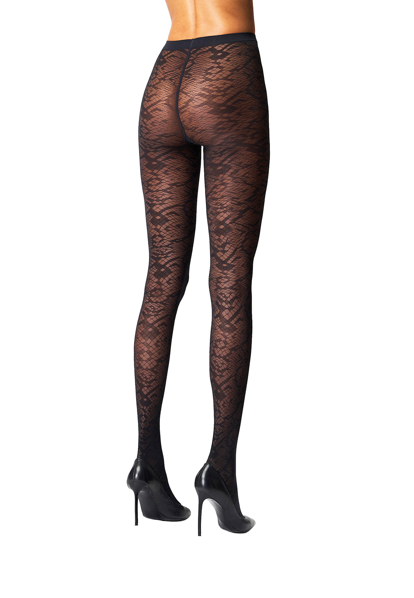 WOLFORD 17623 Snake Jacquard Tights