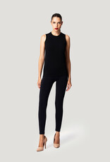 WOLFORD 53371 Sheer Opaque Knit Top Sleeveless