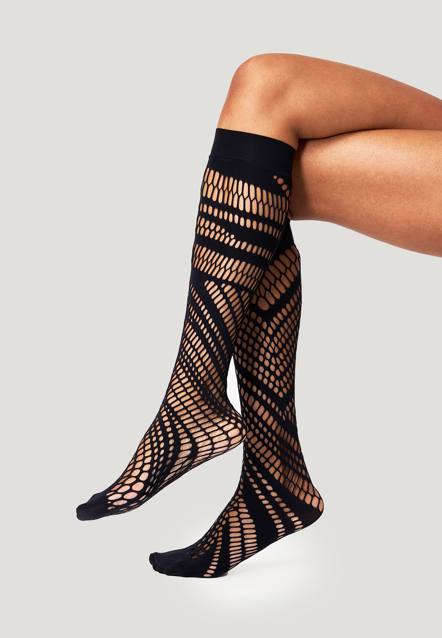 WOLFORD 31592 Organic Net Knee-Highs