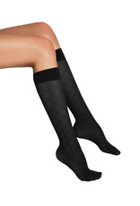 WOLFORD 34416 Sheer Pattern Knee-Highs