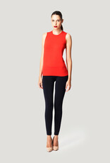 WOLFORD 53371 Sheer Opaque Knit Top Sleeveless