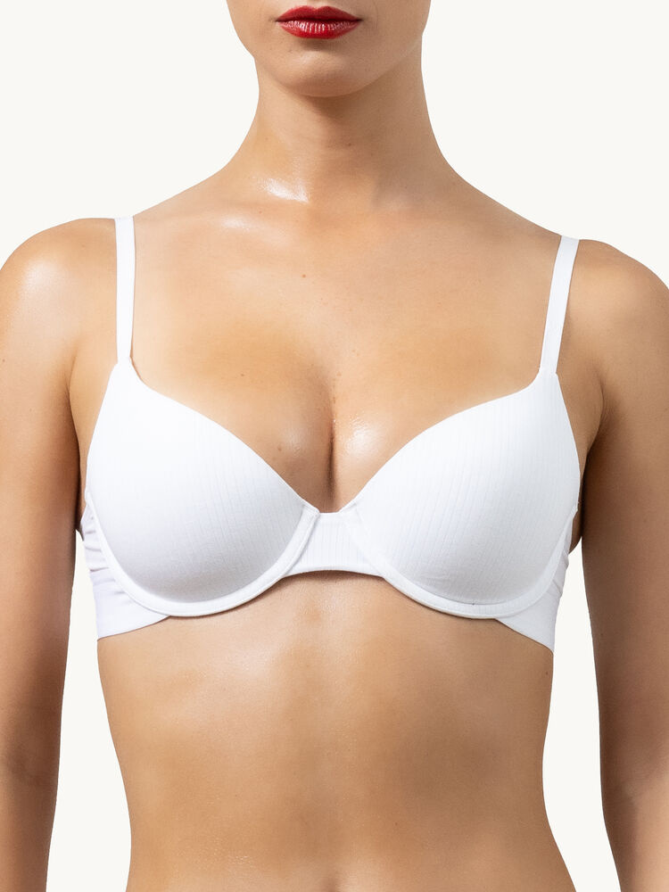 WOLFORD 4W1225 Beauty Cotton Lightly Lined Demi Bra