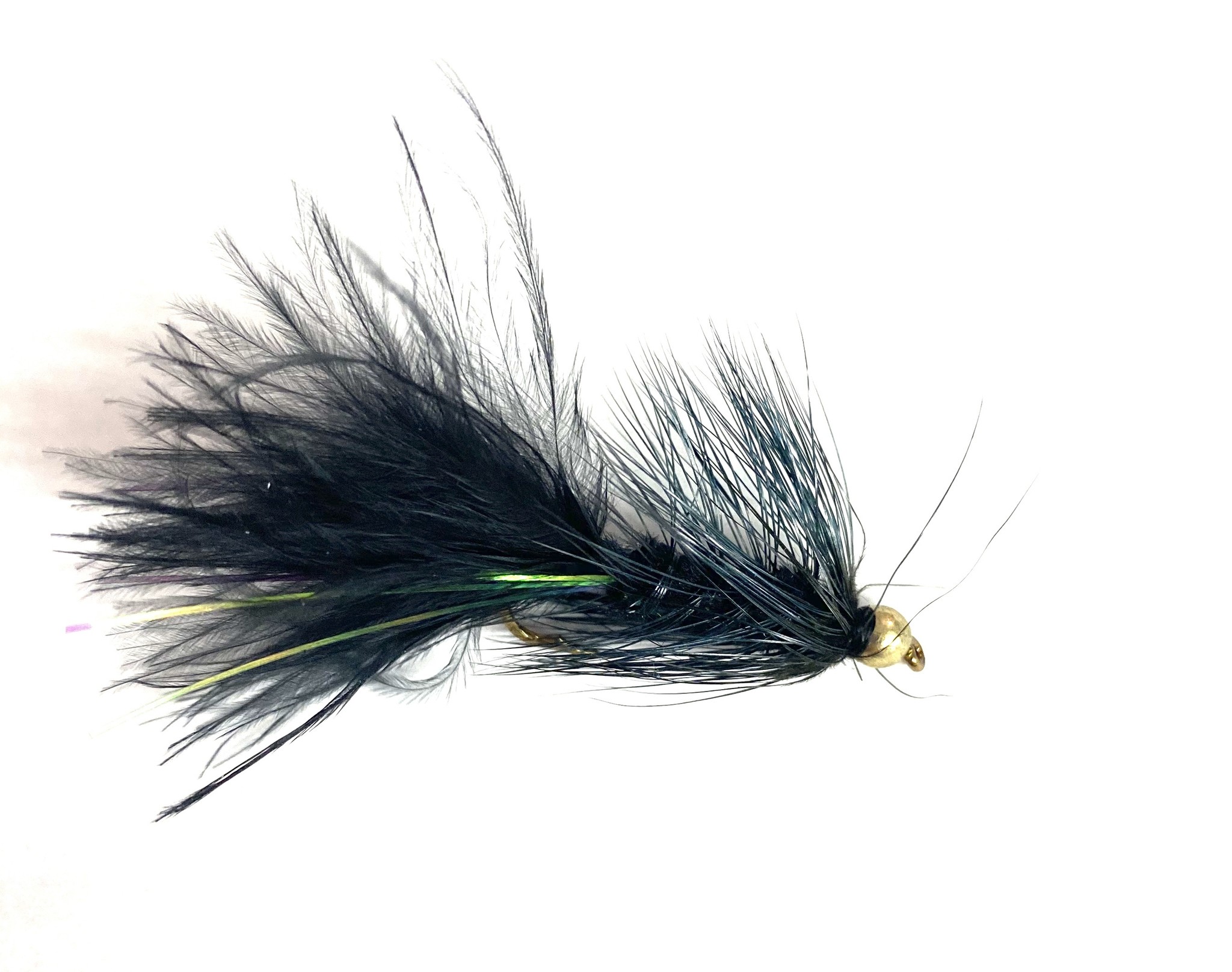 Solitude Fly Company Bead Head Flashabou Bugger