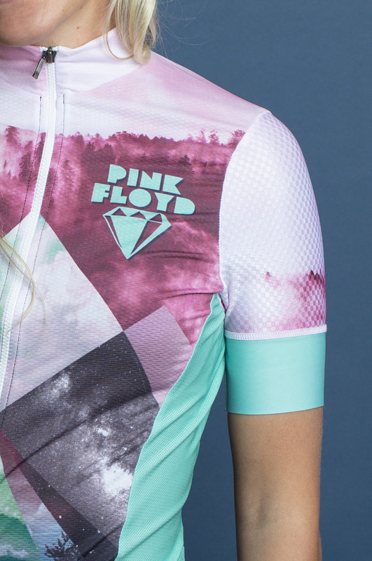 Primal Pink Floyd Shine on Diamond Women's Helix 2.0 Cycling Jersey