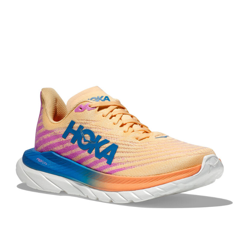 Hoka Mach 5 Womens - White/Copper - T3 Endurance Sports