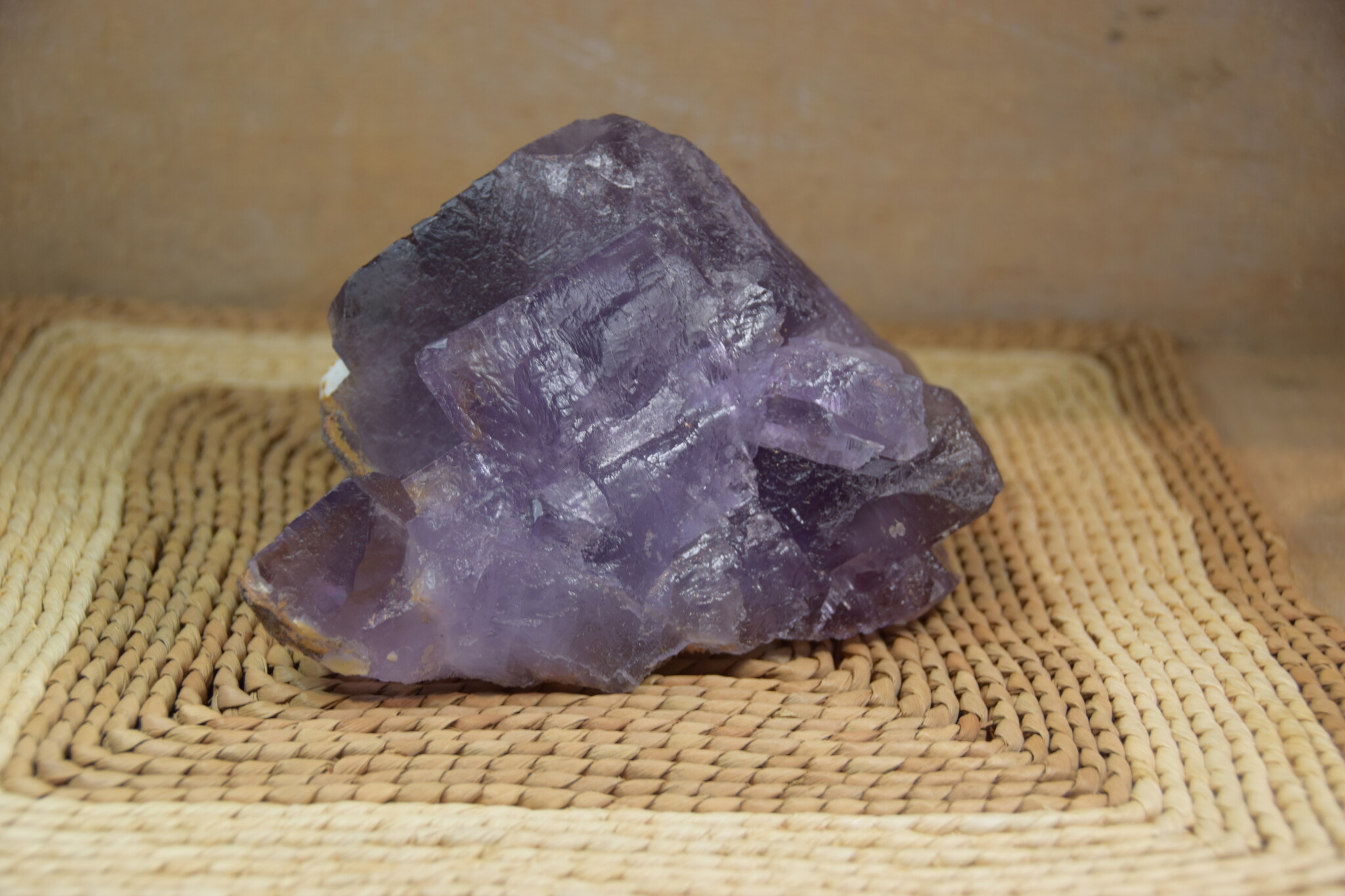 Purple Fluorite Large Cluster 1.66kg