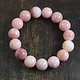 Peruvian Pink Opal 13mm Round Stretch Bracelet
