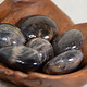 Black Moonstone Palm Stone (1.5-2") Madagascar