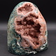 Pink Amethyst Partially Polished Self-Standing Specimen