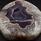 Quartz + Agate 2.96kg Polished Flame w/ Druzy on Black Base