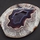 Quartz + Agate 2.96kg Polished Flame w/ Druzy on Black Base