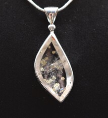 STB 001 Quartz & Pyrite  33mm Pendant