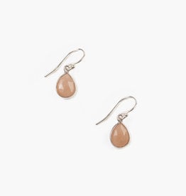 Chan Luu Pink Moonstone Drop Earrings