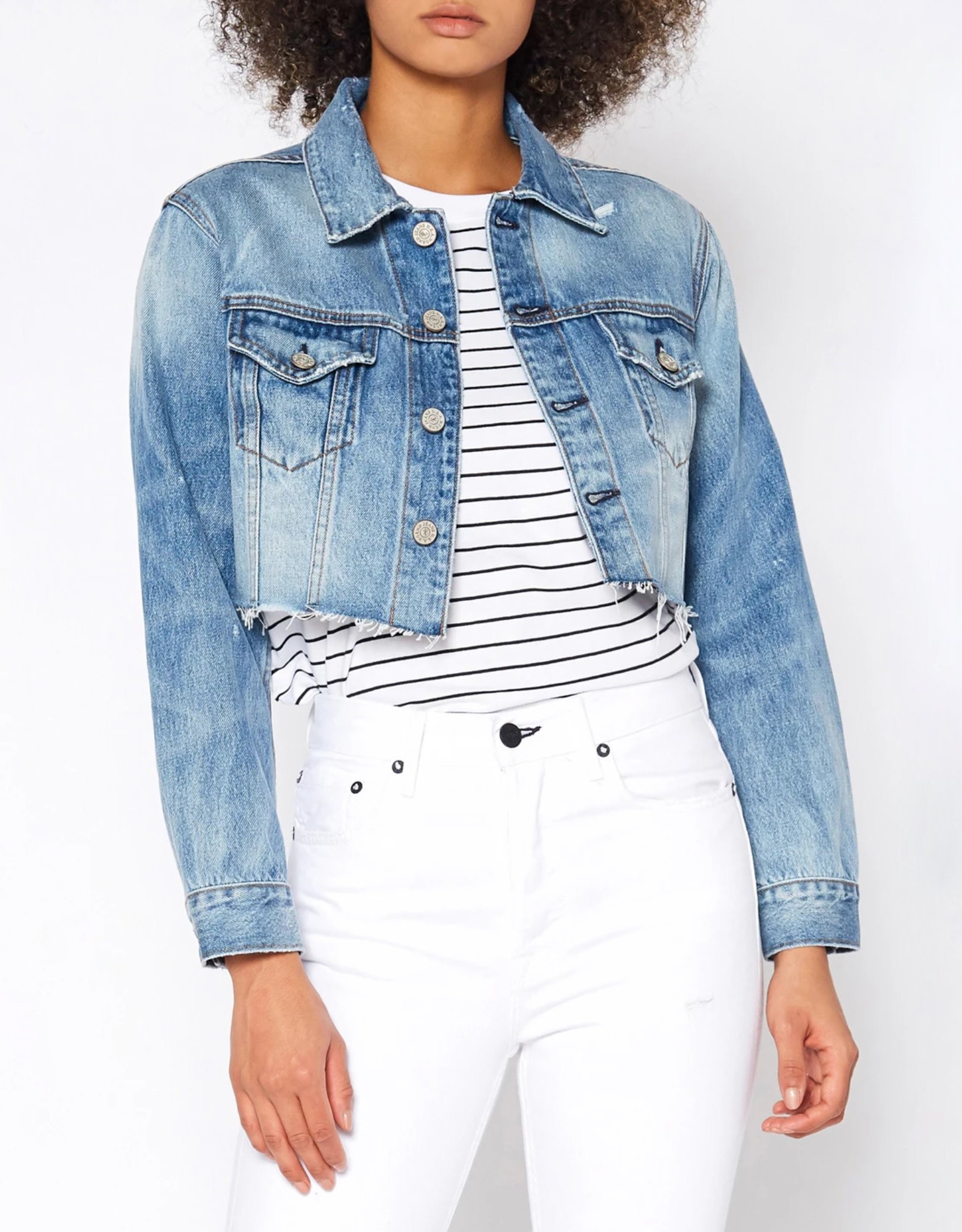 levis crop denim jacket