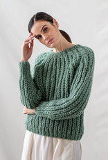 Michele & Hoven Hand-Knit Cropped Hannah Sweater