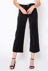 NOEND Velvet Wide Leg Marion Culotte Crop Pants in "Night Out".