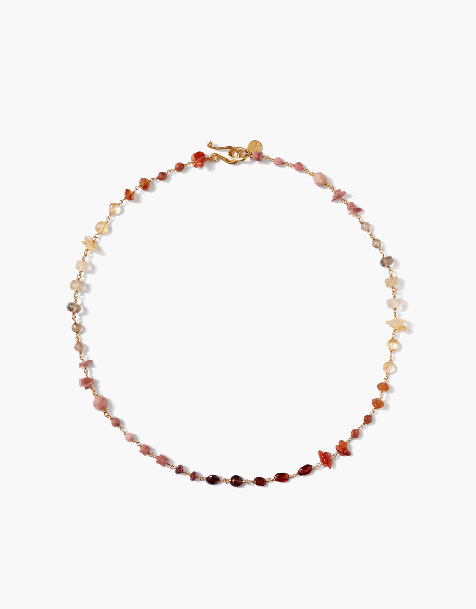 Chan Luu Citrine Mix Daphne Beaded Necklace (14779)