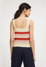 Rita Row Knit Multicolor Stripe Layla Top