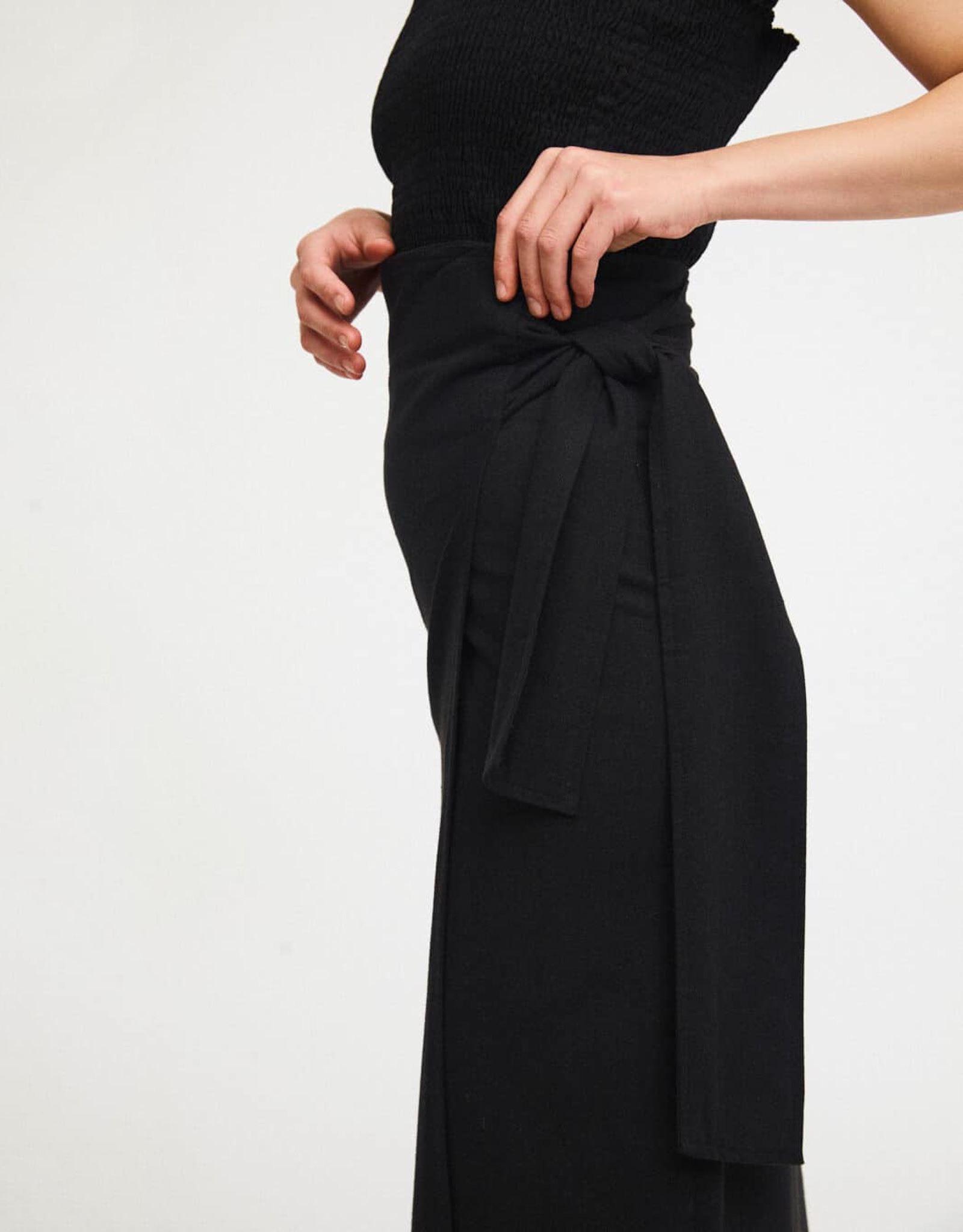 Rita Row Grace Pareo Skirt in Black