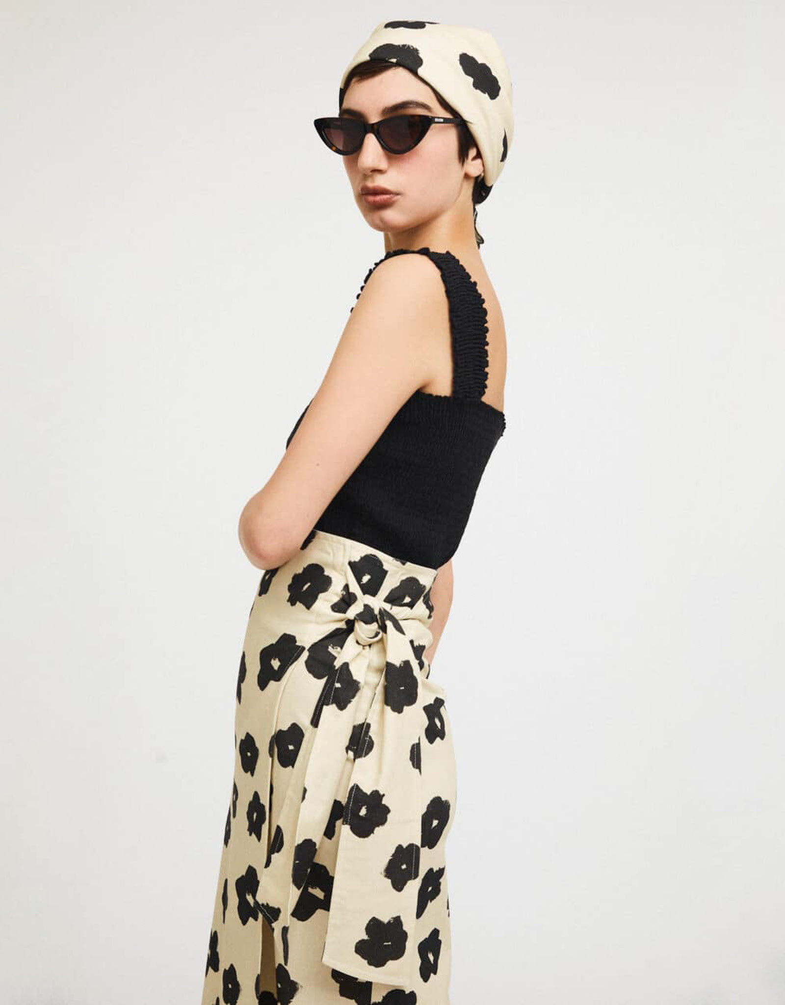 Rita Row Grace Pareo Skirt in Floral Print