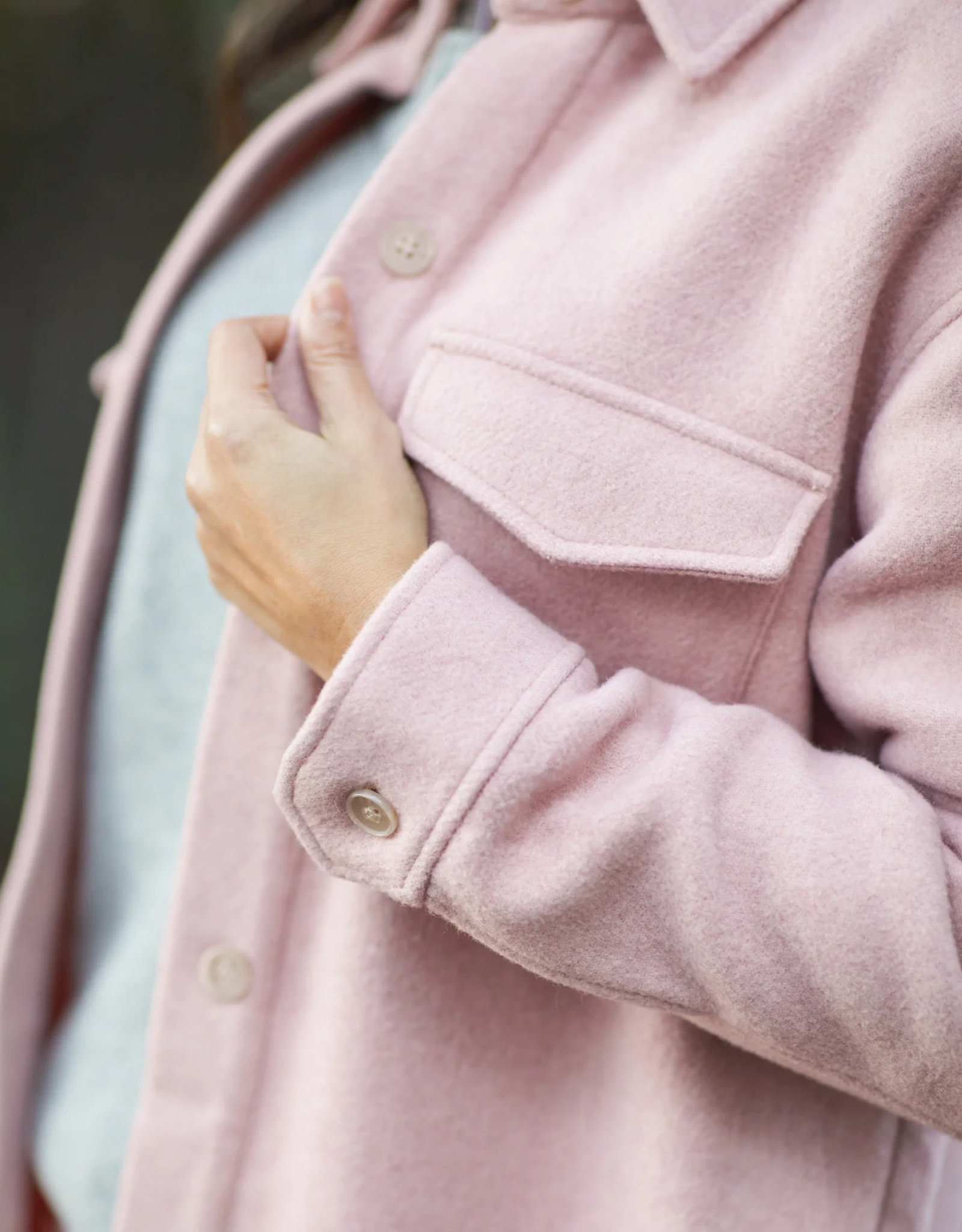 Outerknown Lennon Jacket in "Mineral Pink"