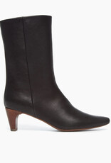 Coclico Wakame Black Leather Heeled Boots