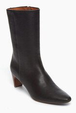 Coclico Wakame Black Leather Heeled Boots