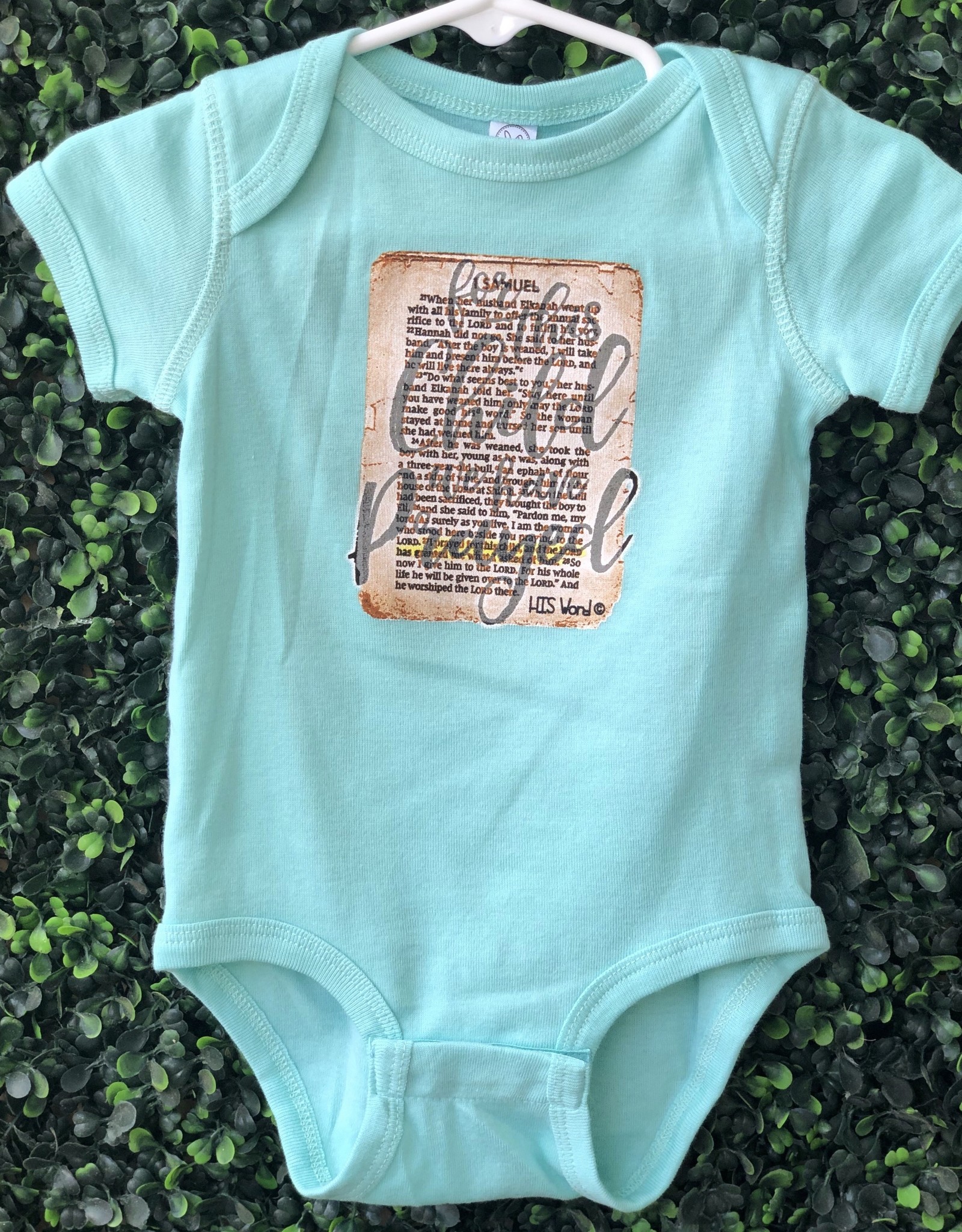 for this child i have prayed onesie