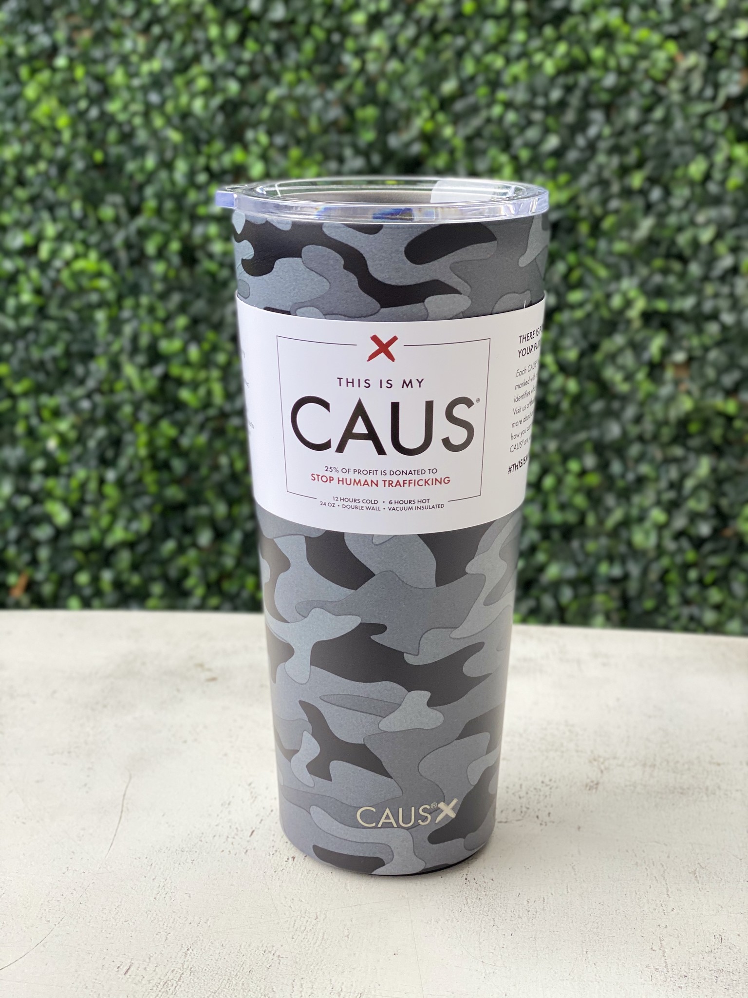 camo coffee thermos